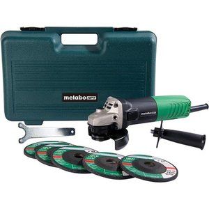 Angle Grinder | 4-1/2-Inch |Includes 5 Grinding Wheels &Hard Case |6.2-Amp Motor